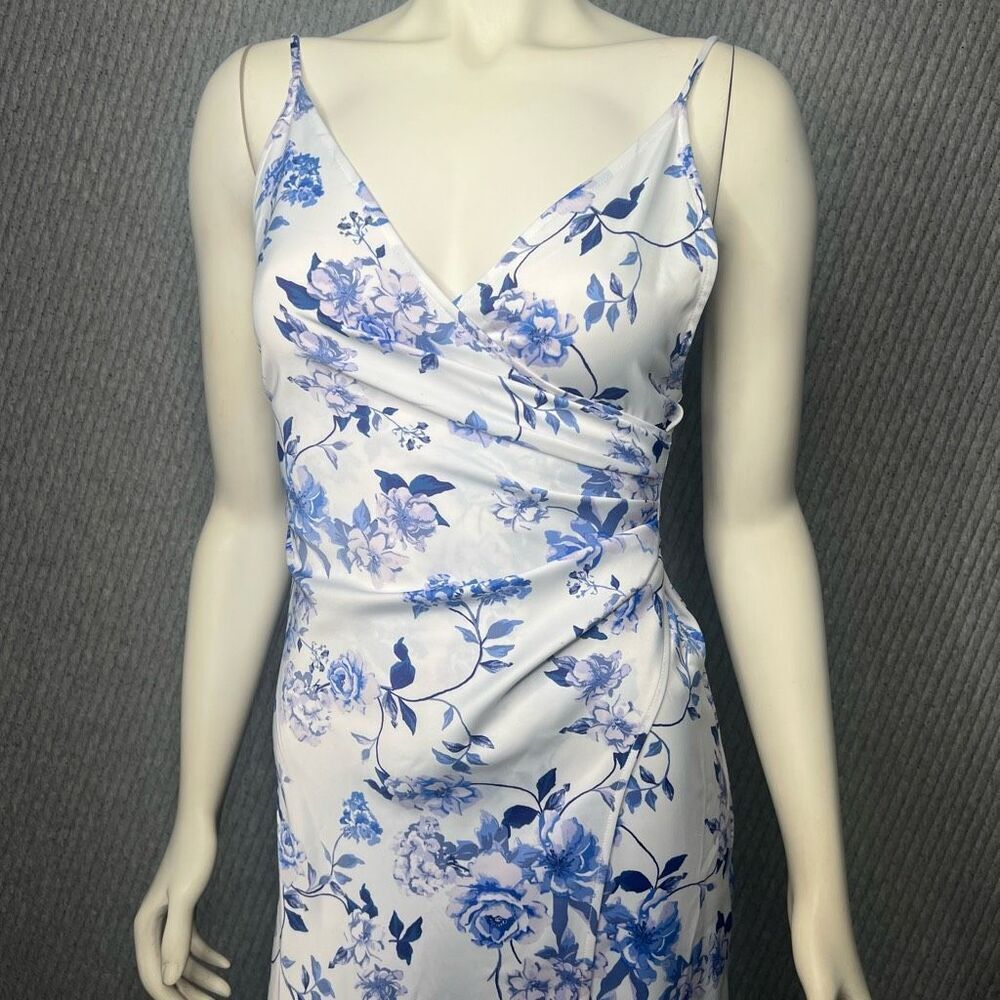 Urban Outfitters Floral Summer‎ Dress Faux Wrap V-Neck Midi